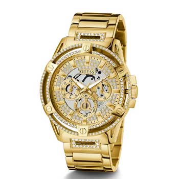 Guess Gents King Crystal Watch - GW0497G2 GUESS 
