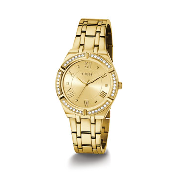 Guess Ladies Cosmo Gold Dial Gold Case & Strap - GW0033L2 GUESS 