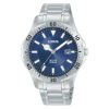 Lorus Gents Solar Powered Stainless Steel 100M WR Watch - RX3978AX-9