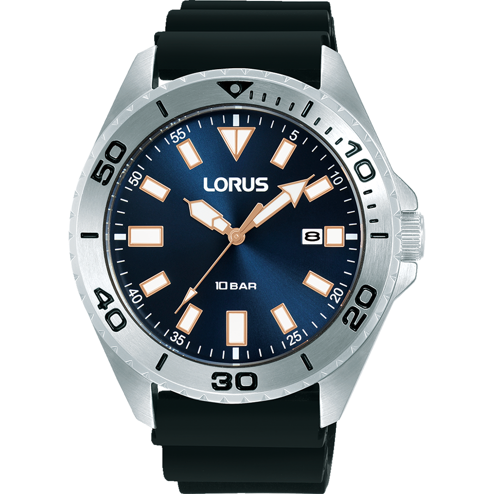 Lorus Gents Workmans 100M WR Sports Watch - RXH57KX-9 CASIO 