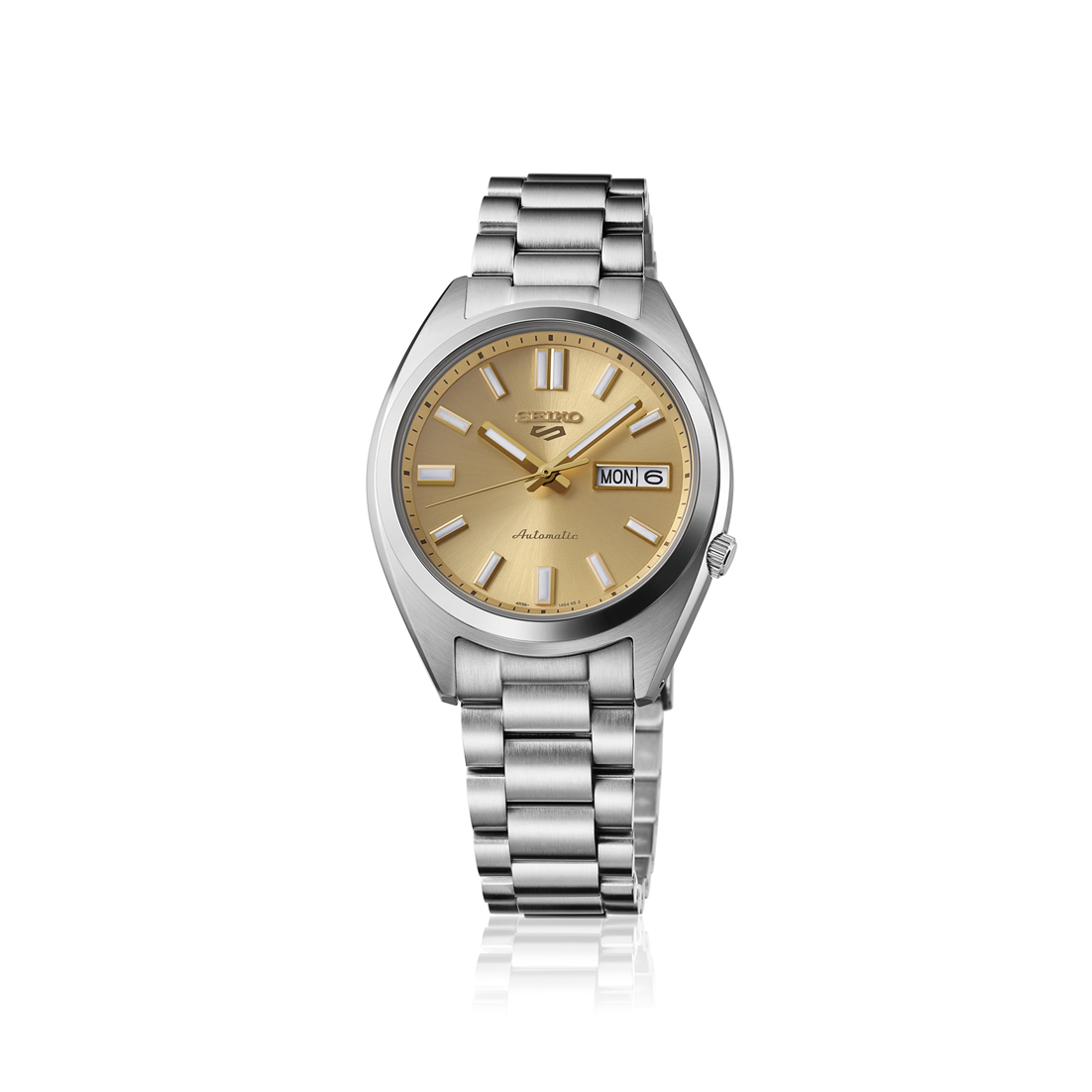 Seiko 5 Sports Automatic SNXS Series Gold Dial Automatic 100M WR Watch - SRPL59K1 CASIO 