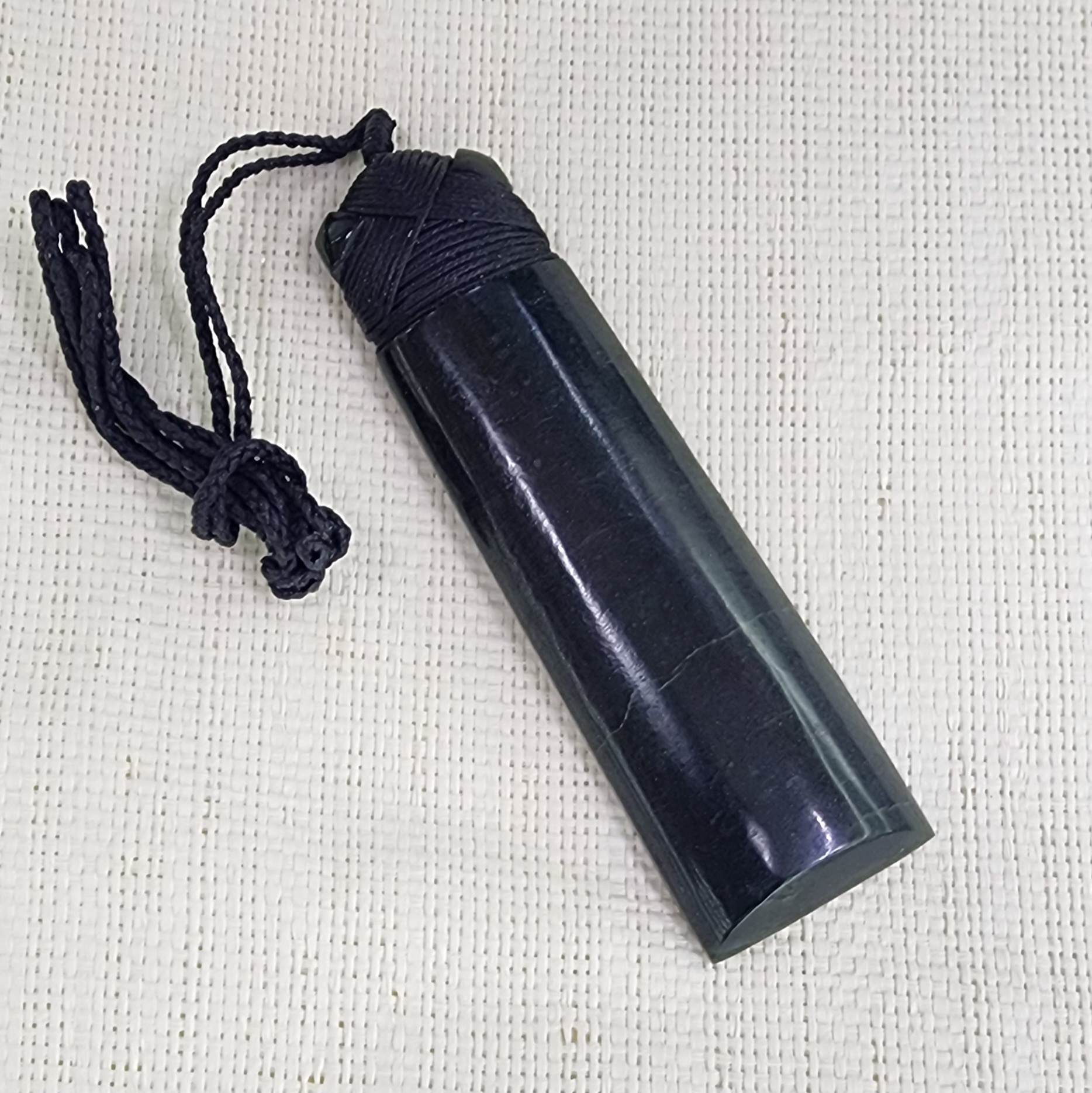 New Zealand Pounamu Classic Bounded Toki Necklace - DWDTOKI1 Greenstone?Jewellery 