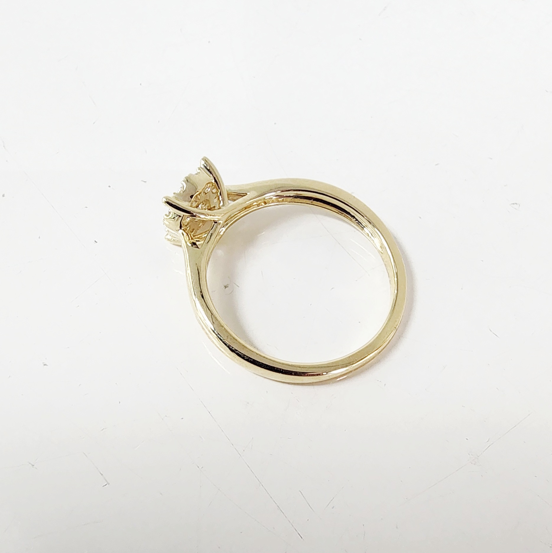 9ct Yellow Gold Lab Grown Diamond Cluster Engagement Ring 0.28ct TDW EF/VS - AURG1112 Gold Earrings 9ct Yellow Gold Lab Grown Diamond Cluster Engagement Ring 0.28ct TDW EF/VS - AURG1112 Gold Earrings