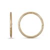 9ct Yellow Gold 12mm Plain Sleeper Earrings - SLE001-12