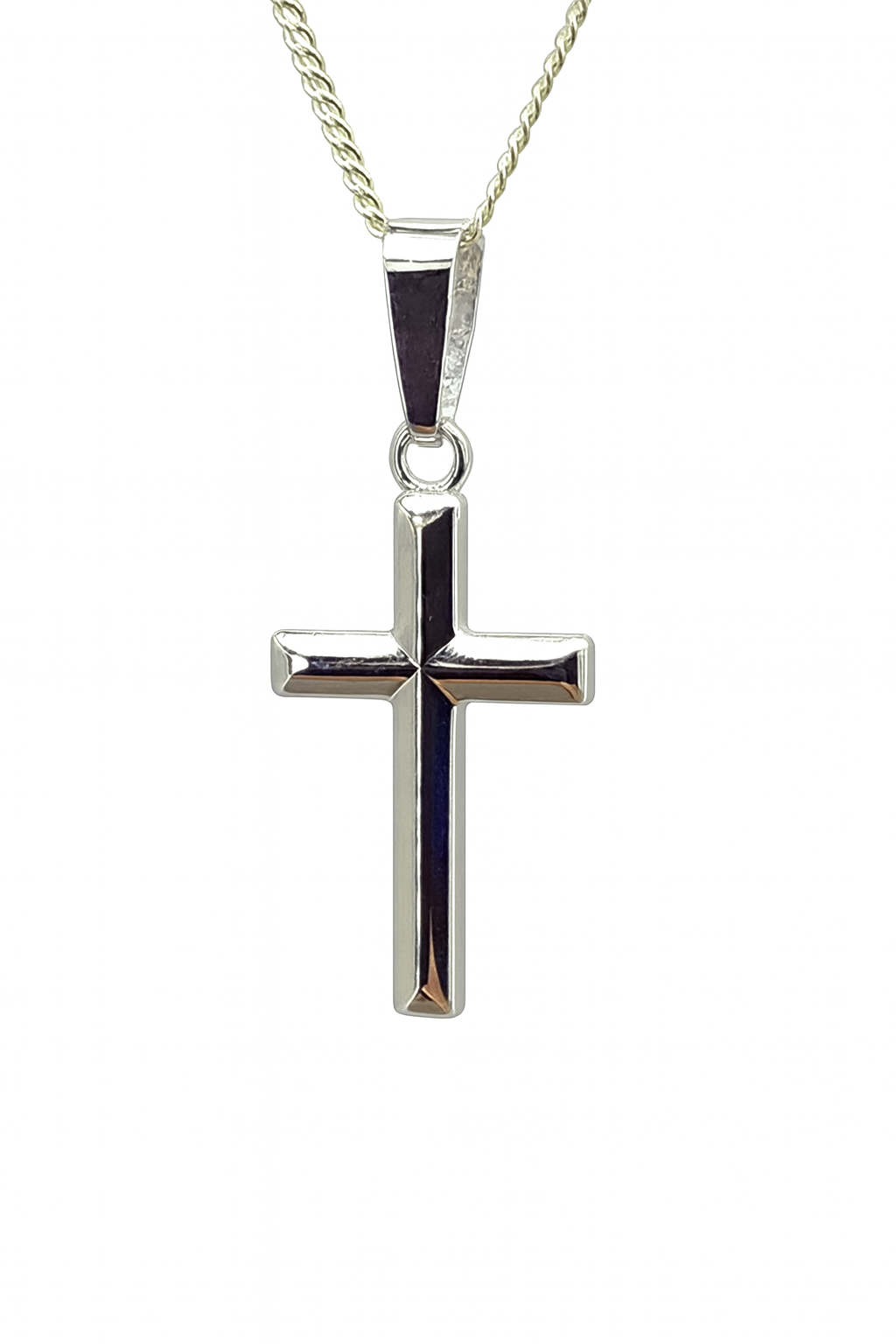 Sterling Silver Cross Pendant with Complimentary Chain - S105330P/8 Sterling Silver Pendants 