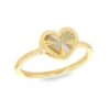 9ct Yellow Gold Rainbow Heart Ring - 1.80.0029