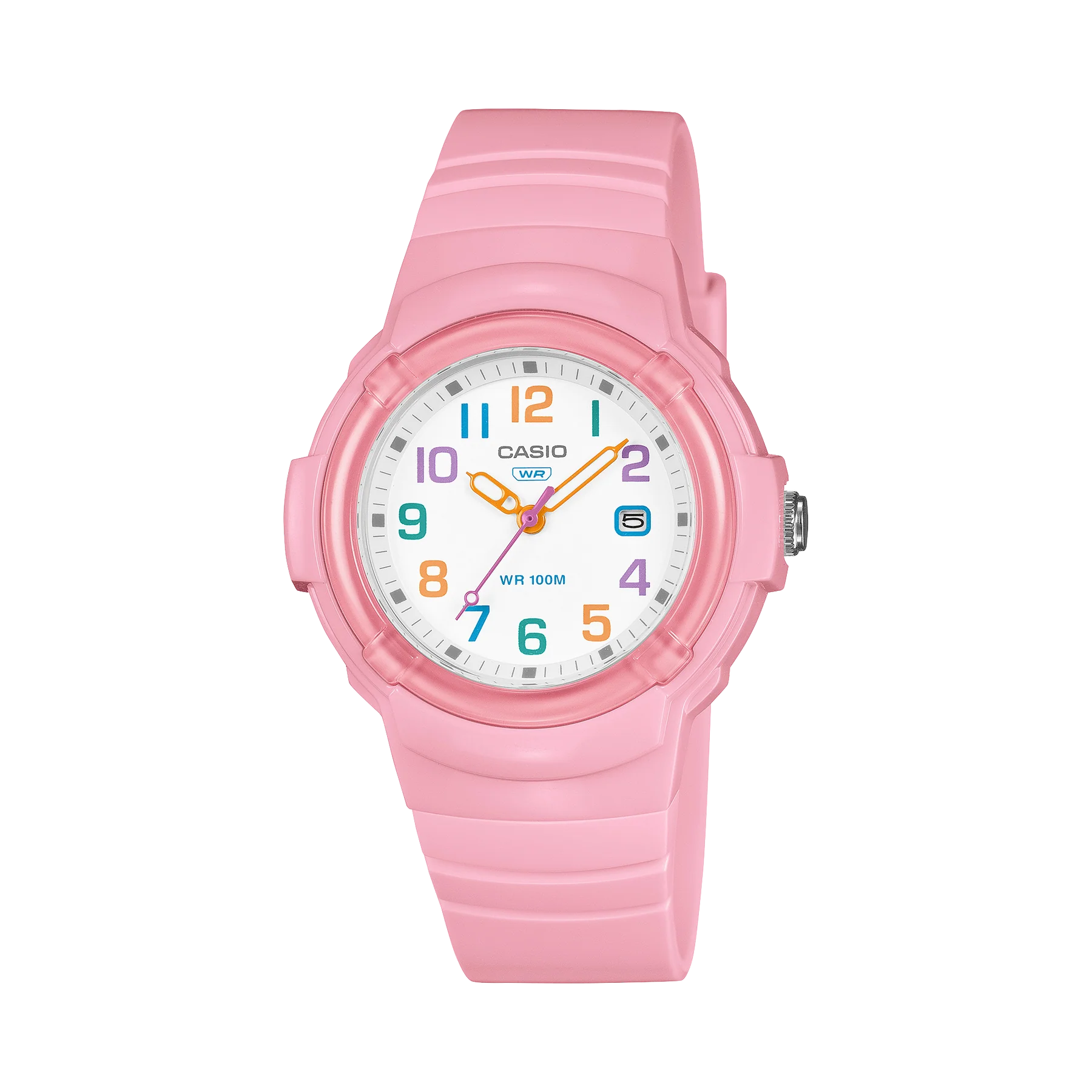 Casio LX800H-4A | Pink Resin Band Watch | 100 M Water Resistant Quartz – LX800H-4A CASIO 