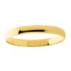 9ct Yellow Gold Classic Half Round 8mm Wide x 65mm Bangle