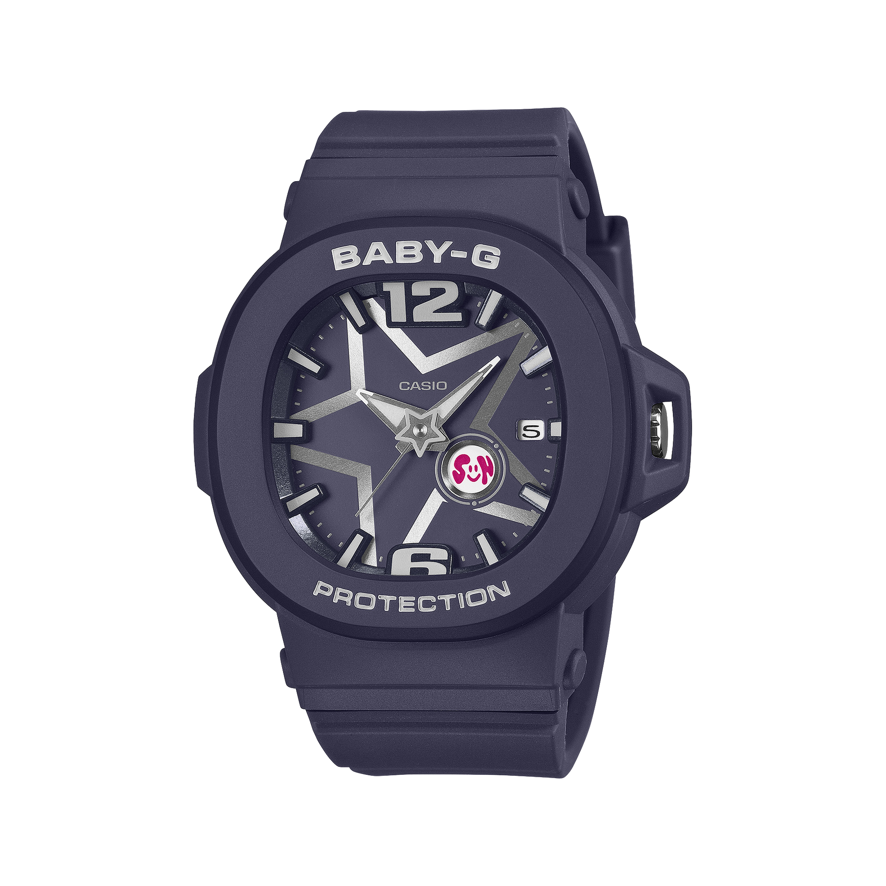 Casio BABY-G BGA10D-2A1 Space Pop Analog Resin Watch – Shock Resistant, 100M Water Resistance GUESS 