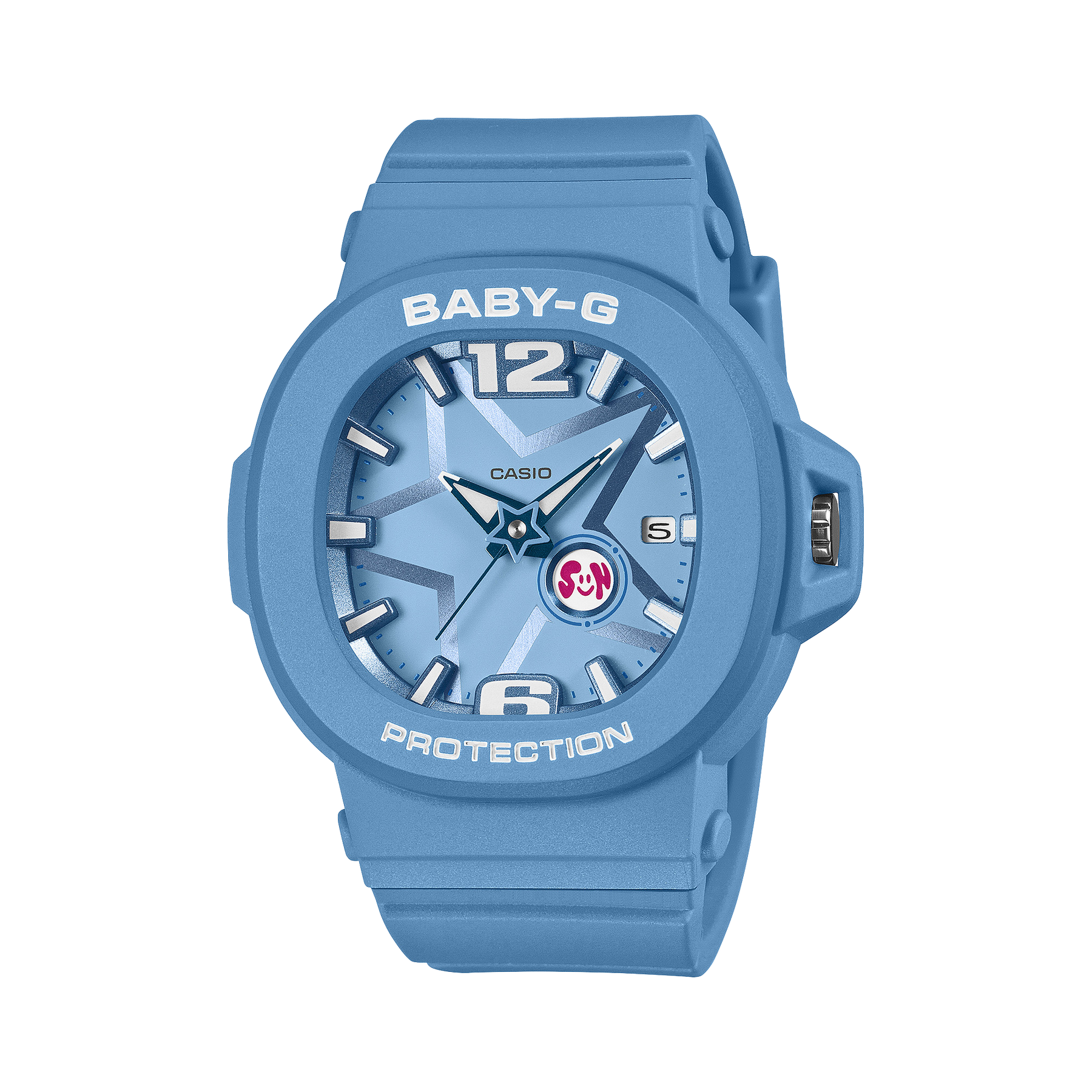 Casio BABY-G BGA10D-2A2 Space Pop Analog Resin Watch – Shock Resistant, 100M Water Resistance GUESS 