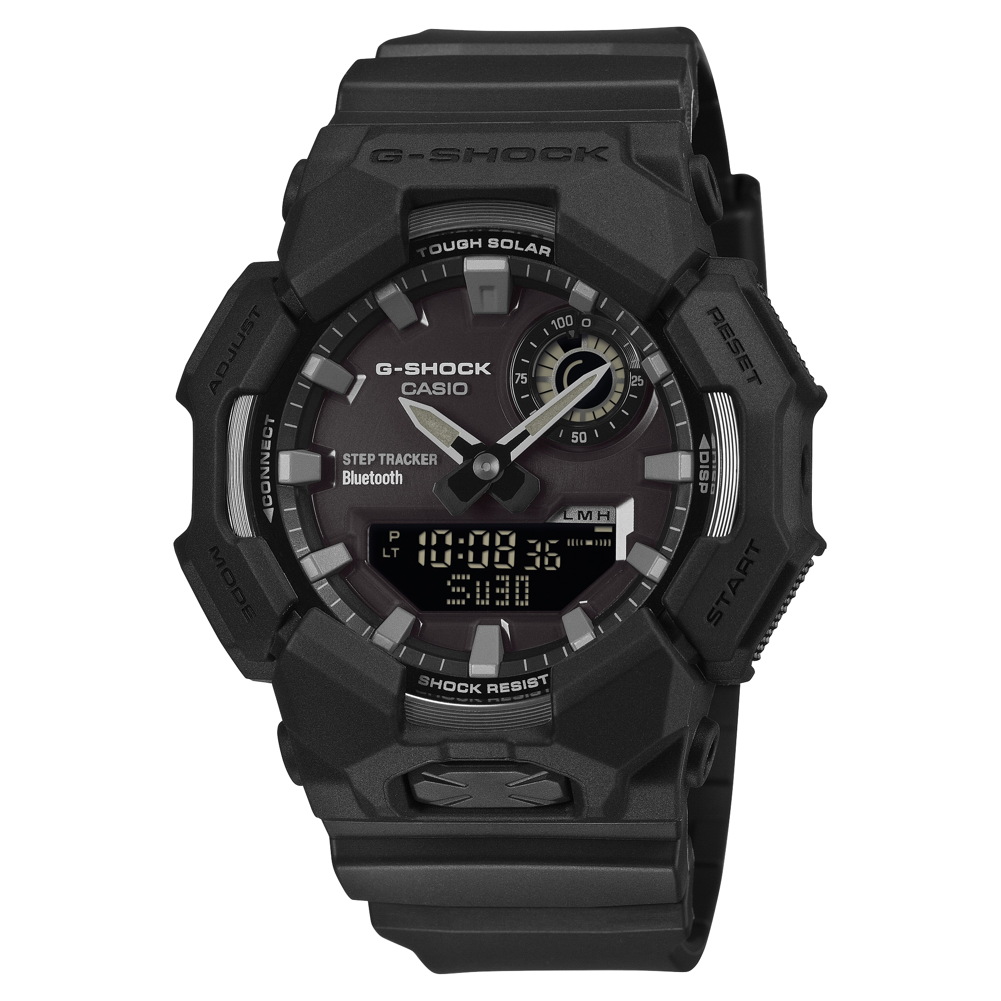 CASIO G‑SHOCK GA‑B010‑1A1DR Tough Solar Bluetooth Step‑Tracker Watch — Black GUESS 