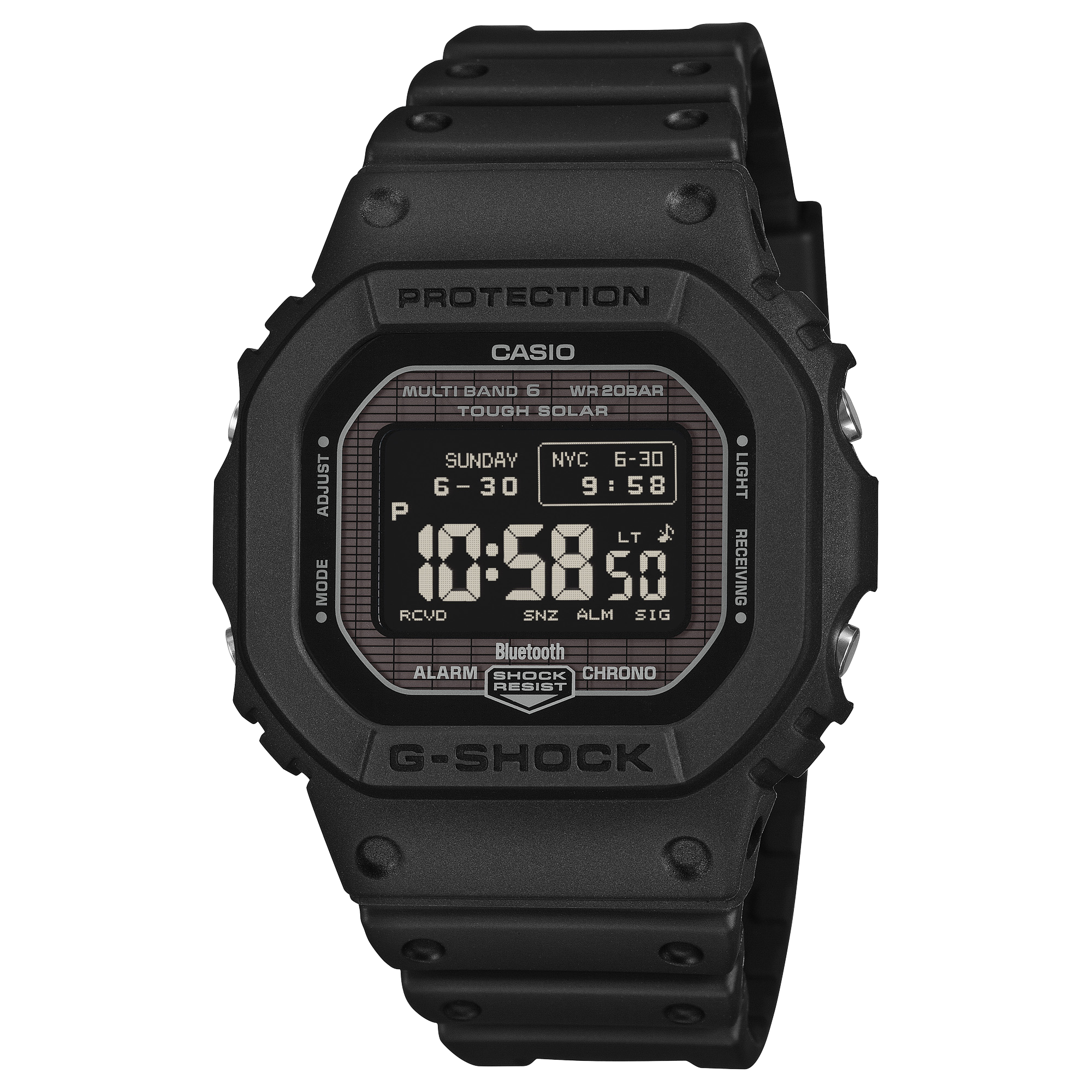 CASIO G-SHOCK GW-BX5600-1A1DR Tough Solar Bluetooth Digital Watch – Black GUESS 