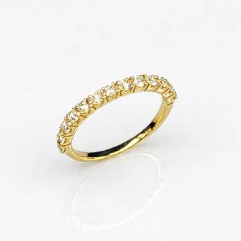 18ct Yellow Gold Natural Diamond Classic Wedding & Eternity Ring – 0.60ct TDW - 18KR40329GL Gold Rings 