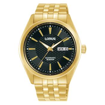 Lorus Gents Automatic100M WR, Black Dial, Day & Date  - RL488BX9 LORUS 