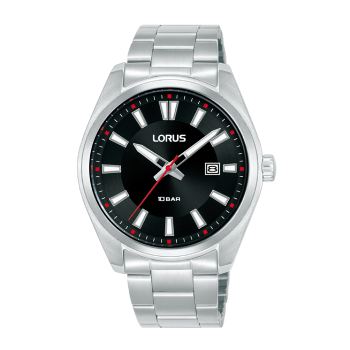 Lorus Gents Sports Quartz Watch Black Dial, 100m WR - RH917SX-9 LORUS 