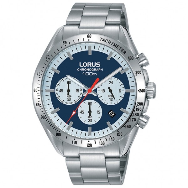 LORUS Sports RT339HX-9 Chrono Silver Stainless Steel Bracelet LORUS 