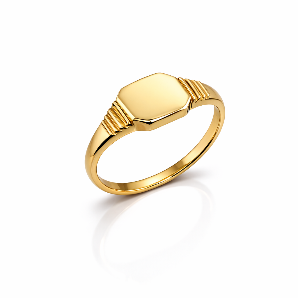 9ct Yellow Gold Classic Signet Ring – 7.7mm x 8.2mm Unisex - LD981X Gold Rings, Men's Gold Rings 9ct Yellow Gold Classic Signet Ring – 7.7mm x 8.2mm Unisex - LD981X Gold Rings, Men's Gold Rings
