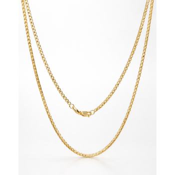 9ct Yellow Gold Rounded Diamond Cut Box Chain 1.70mm – Italian Made - 9CTBOXED 21st Keys 