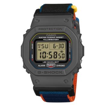 Casio G-Shock DW5600MNC-8A2 Digital Watch – Cloth Band, Shock Resistant, 200M Water Resistant  