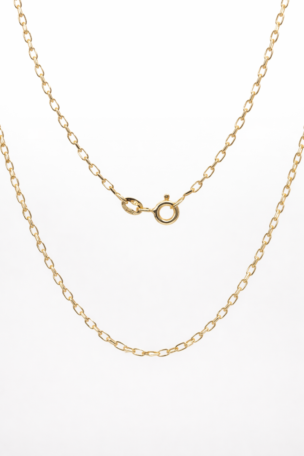 9ct Yellow Gold Diamond Cut Rectangular Trace Link Chain 1.5mm - 050KRD09 Gold Chain 9ct Yellow Gold Diamond Cut Rectangular Trace Link Chain 1.5mm - 050KRD09 Gold Chain