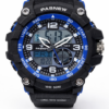 PASNEW Men’s Dual Display Sports Watch 50mm – Analog & Digital | 30M Water Resistant - PSE467BLUE