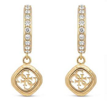 GUESS Crystal Stud Earrings Gold Tone – JUBE06151JWYGT-U  