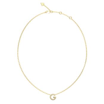 GUESS Gold Tone “G” Crystal Necklace – JUBN05441JWYGT  