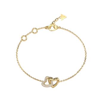 GUESS Heart Link Chain Bracelet Gold – JUBB06014JWYG  