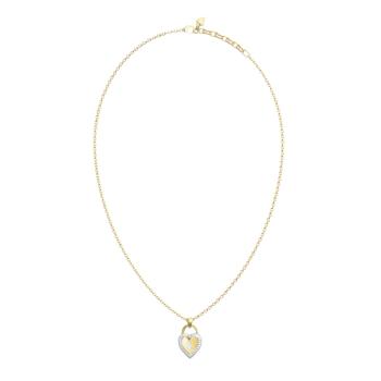 GUESS Heart Lock Necklace Gold Tone – JUBN06060JWYGRHT  