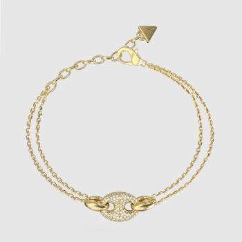 GUESS Marine Pavé Link Bracelet Gold – JUBB06222JWYGL  