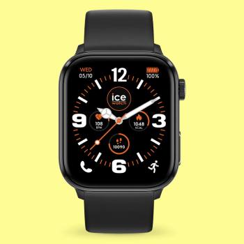 ICE Smart 3.0 Rectangular 1.78 Black Smartwatch with AMOLED Display & GPS - 024299  