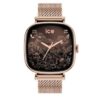 ICE Smart SQ 2.0 Rose Gold Milanese Smartwatch 1.70" AMOLED | Bluetooth Call Watch - 025233
