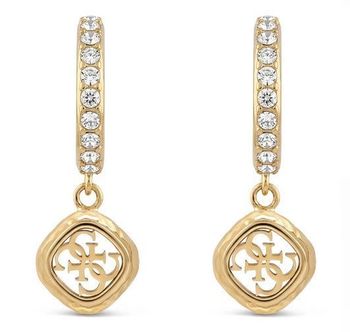 GUESS Crystal Stud Earrings Gold Tone – JUBE06151JWYGT-U  