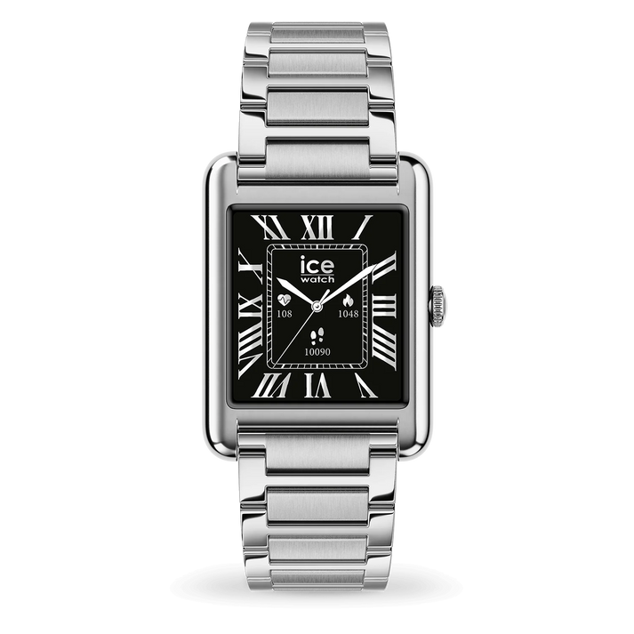 ICE Smart TKS 2.0 Rectangular 1.41 Silver AMOLED Smartwatch Bluetooth Call Watch - 025381 ICE Smart TKS 2.0 Rectangular 1.41 Silver AMOLED Smartwatch Bluetooth Call Watch - 025381