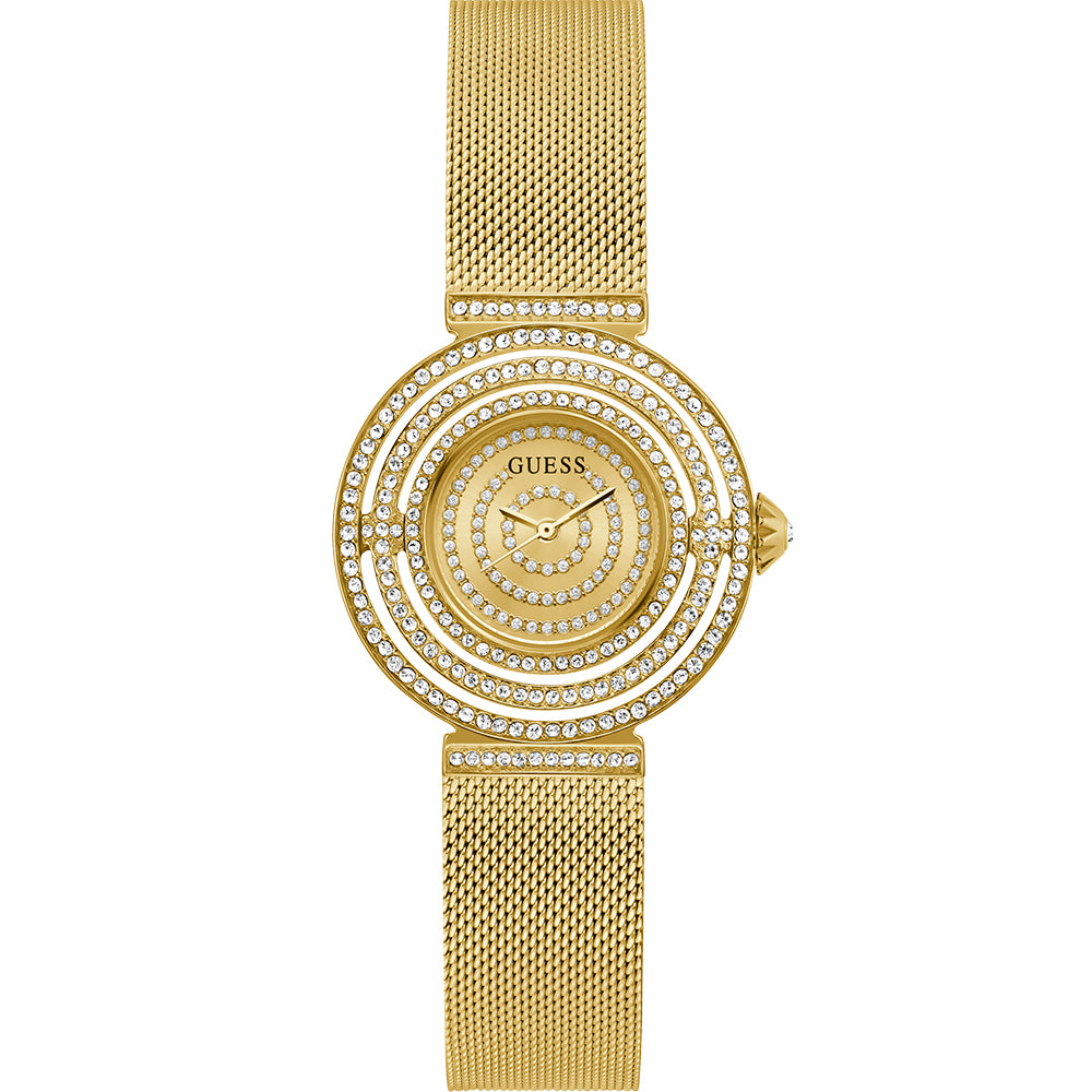 Guess GW0550L2 Dream Gold Tone Crystal Mesh Women’s Watch GUESS Guess GW0550L2 Dream Gold Tone Crystal Mesh Women’s Watch GUESS