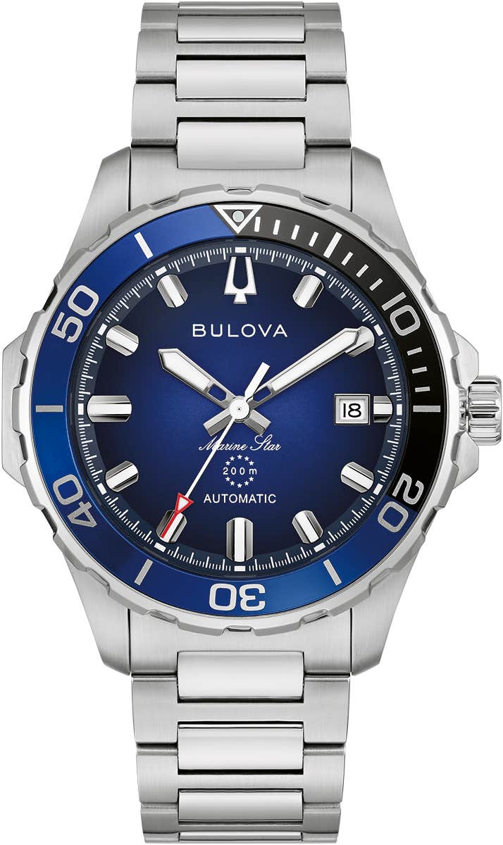 Bulova Marine Star Series B Automatic Men’s Watch 98B466 GUESS 