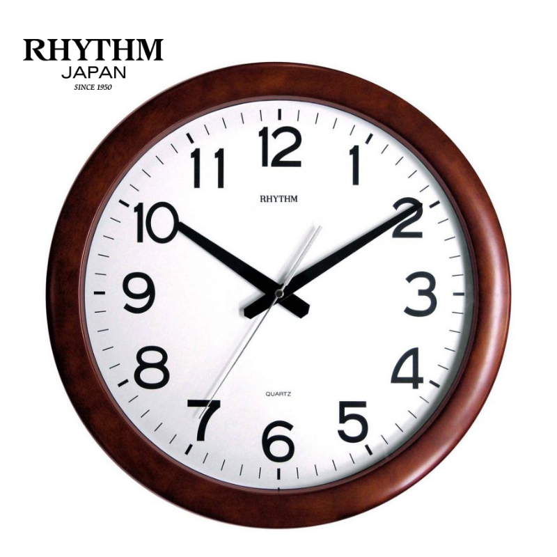 Rhythm Wooden Wall Clock CMG919NR06 Seiko 