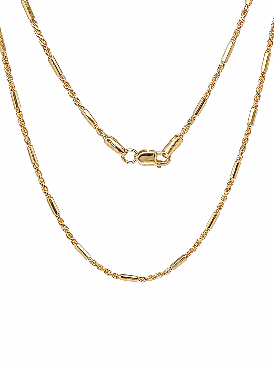 Italian Made 9ct Yellow Gold Octagonal Tube & Wheat Link Bracelet 45cm - BNC31TC-45 Seiko Italian Made 9ct Yellow Gold Octagonal Tube & Wheat Link Bracelet 45cm - BNC31TC-45 Seiko