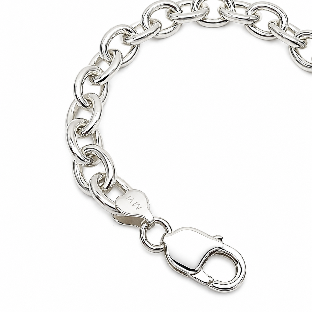 Sterling Silver Solid Cable Link Bracelet 19cm – Heavy Solid NZ Made Bracelet 34g - RCA200BL19 Seiko Sterling Silver Solid Cable Link Bracelet 19cm – Heavy Solid NZ Made Bracelet 34g - RCA200BL19 Seiko