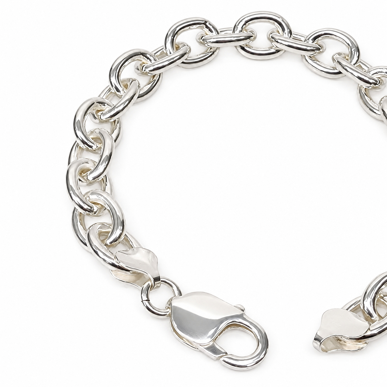Sterling Silver Solid Cable Link Bracelet 19cm – Heavy Solid NZ Made Bracelet 34g - RCA200BL19 Seiko Sterling Silver Solid Cable Link Bracelet 19cm – Heavy Solid NZ Made Bracelet 34g - RCA200BL19 Seiko