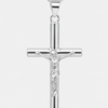 Sterling Silver Crucifix Cross Pendant with Complimentary Sterling Silver Chain – 20mm x 35mm - 18044283