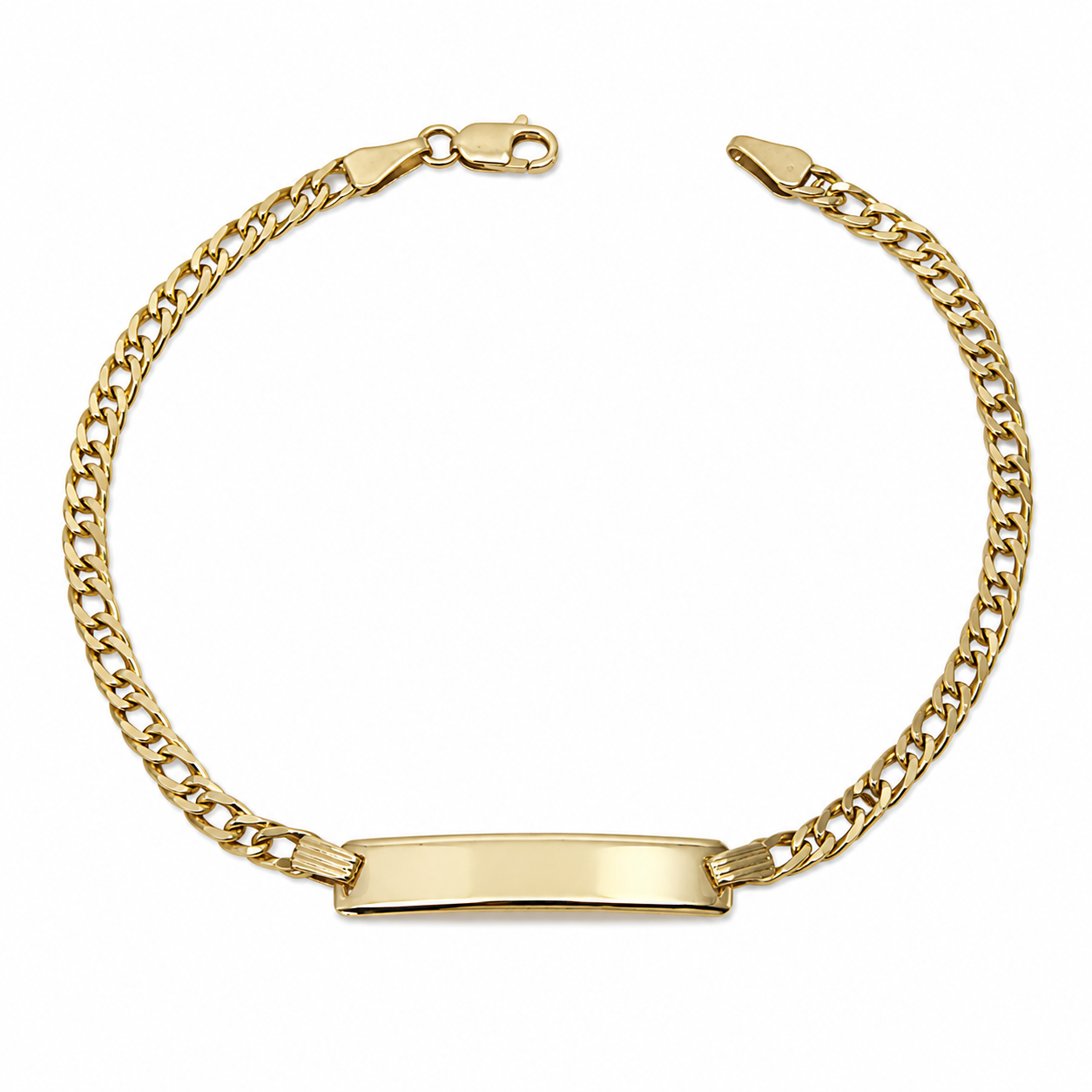 9ct Yellow Gold Double Link ID Bracelet 19cm - 9CTDTZID Seiko 9ct Yellow Gold Double Link ID Bracelet 19cm - 9CTDTZID Seiko