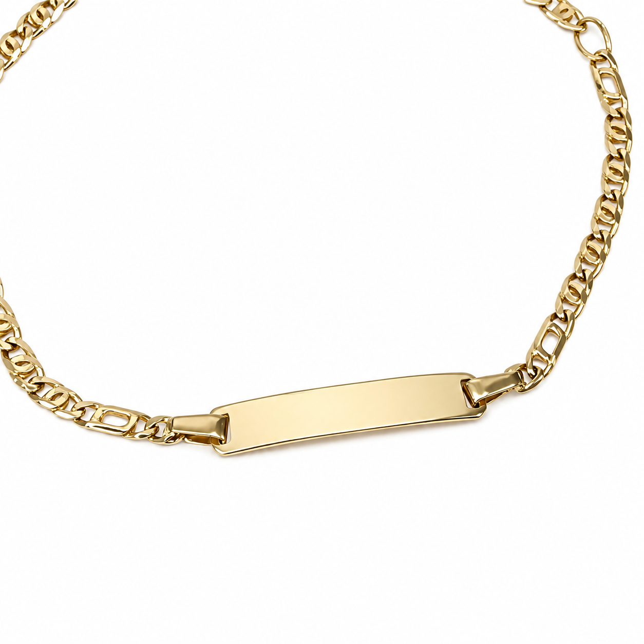 9ct Yellow Gold Adjustable ID Bracelet 17.5cm–20cm | 3mm Link - 9KOT080/ID Seiko 9ct Yellow Gold Adjustable ID Bracelet 17.5cm–20cm | 3mm Link - 9KOT080/ID Seiko