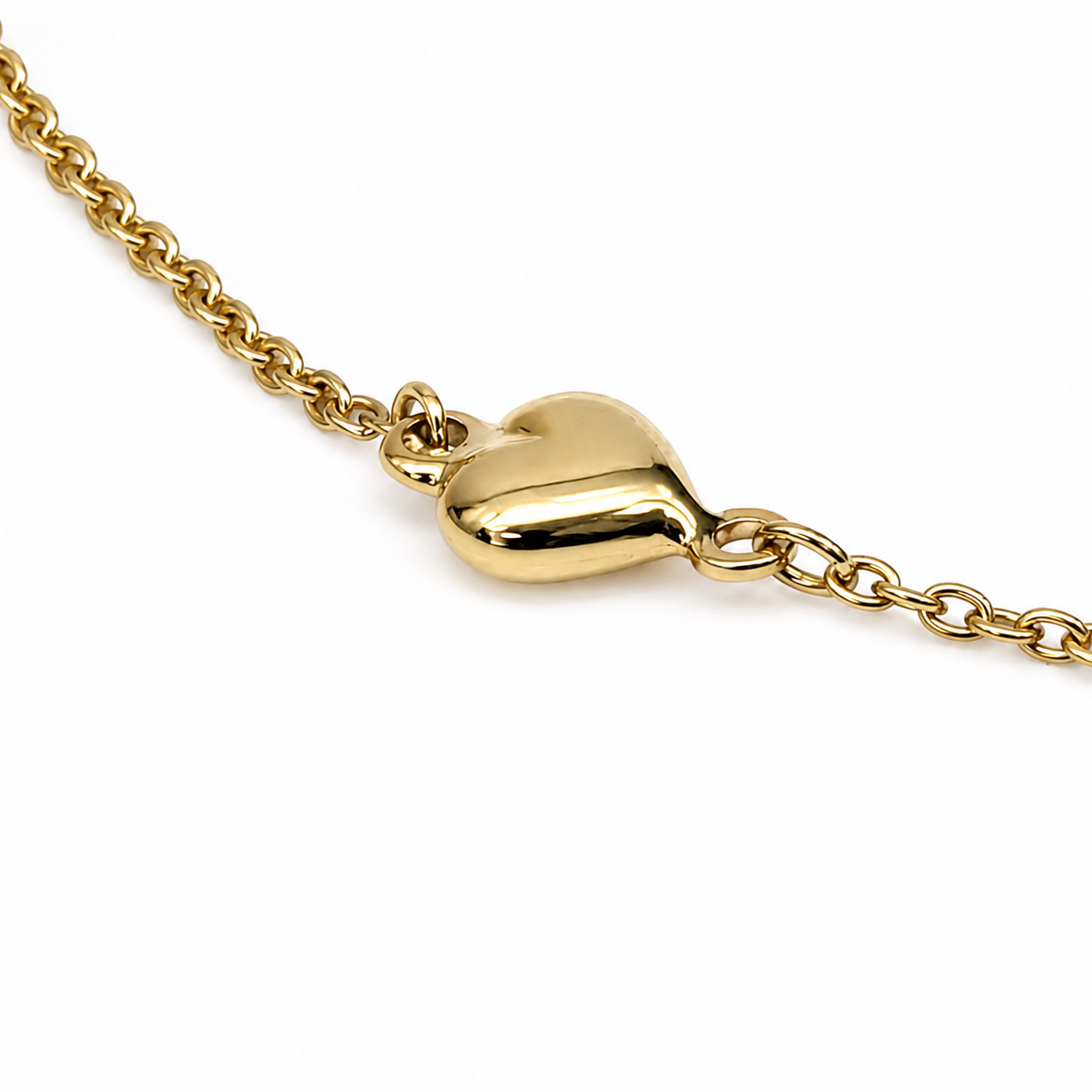 9ct Yellow Gold Miraculous Mary Medal & Puff Heart Adjustable Bracelet 18cm - 1931.9BR Seiko 9ct Yellow Gold Miraculous Mary Medal & Puff Heart Adjustable Bracelet 18cm - 1931.9BR Seiko