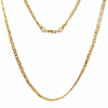 9ct Yellow Gold Solid Anchor Link Chain 50cm – 2mm Wide Classic Polished Necklace - 9CTPYZ-50