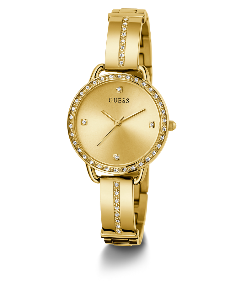 GUESS Ladies Gold Tone Analog Watch - GW0022L2 GUESS GUESS Ladies Gold Tone Analog Watch - GW0022L2 GUESS