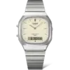 Casio Vintage AQ240E-7A Analogue Digital Watch – Silver Stainless Steel