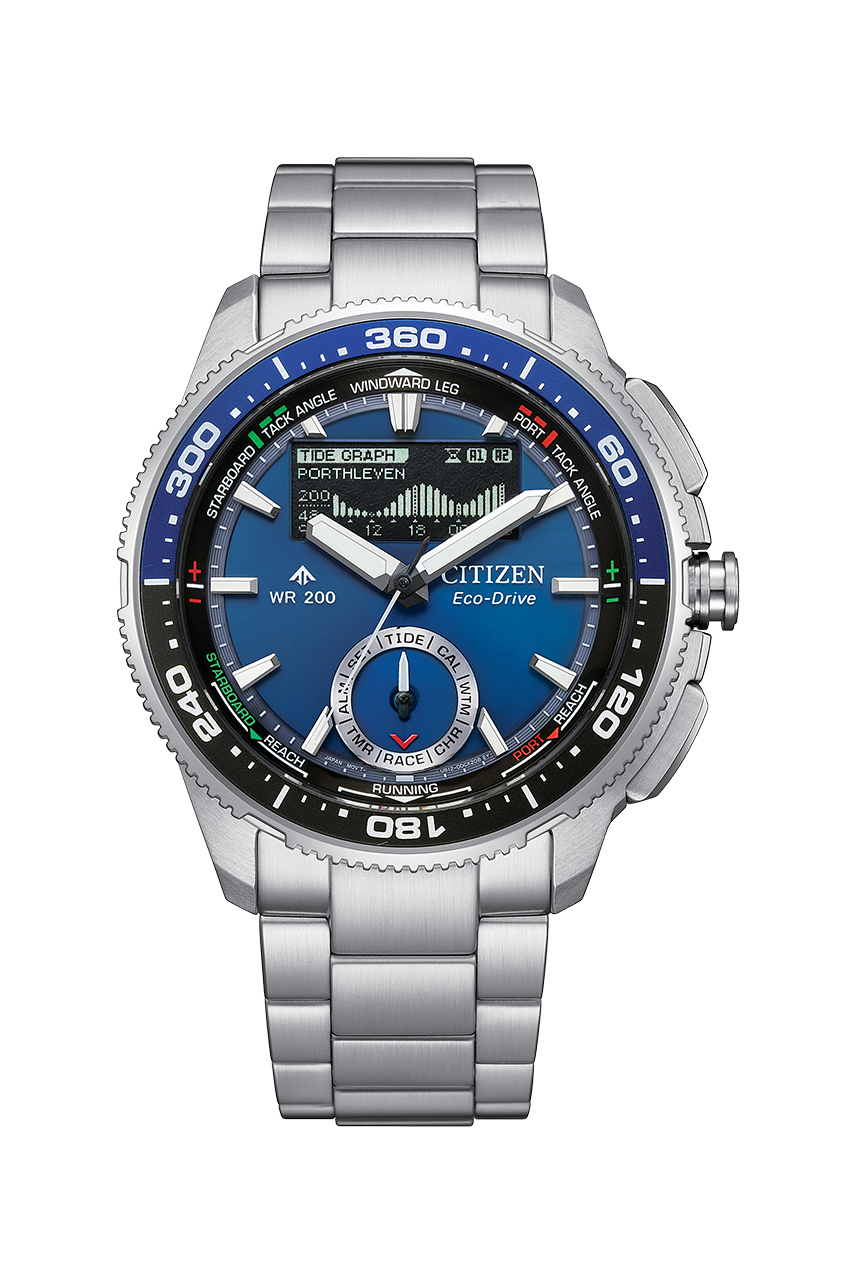 Citizen Promaster Marine WaveTracker Eco-Drive Blue Dial Stainless Steel Men's Watch JV3006-50L G-SHOCK Citizen Promaster Marine WaveTracker Eco-Drive Blue Dial Stainless Steel Men's Watch JV3006-50L G-SHOCK