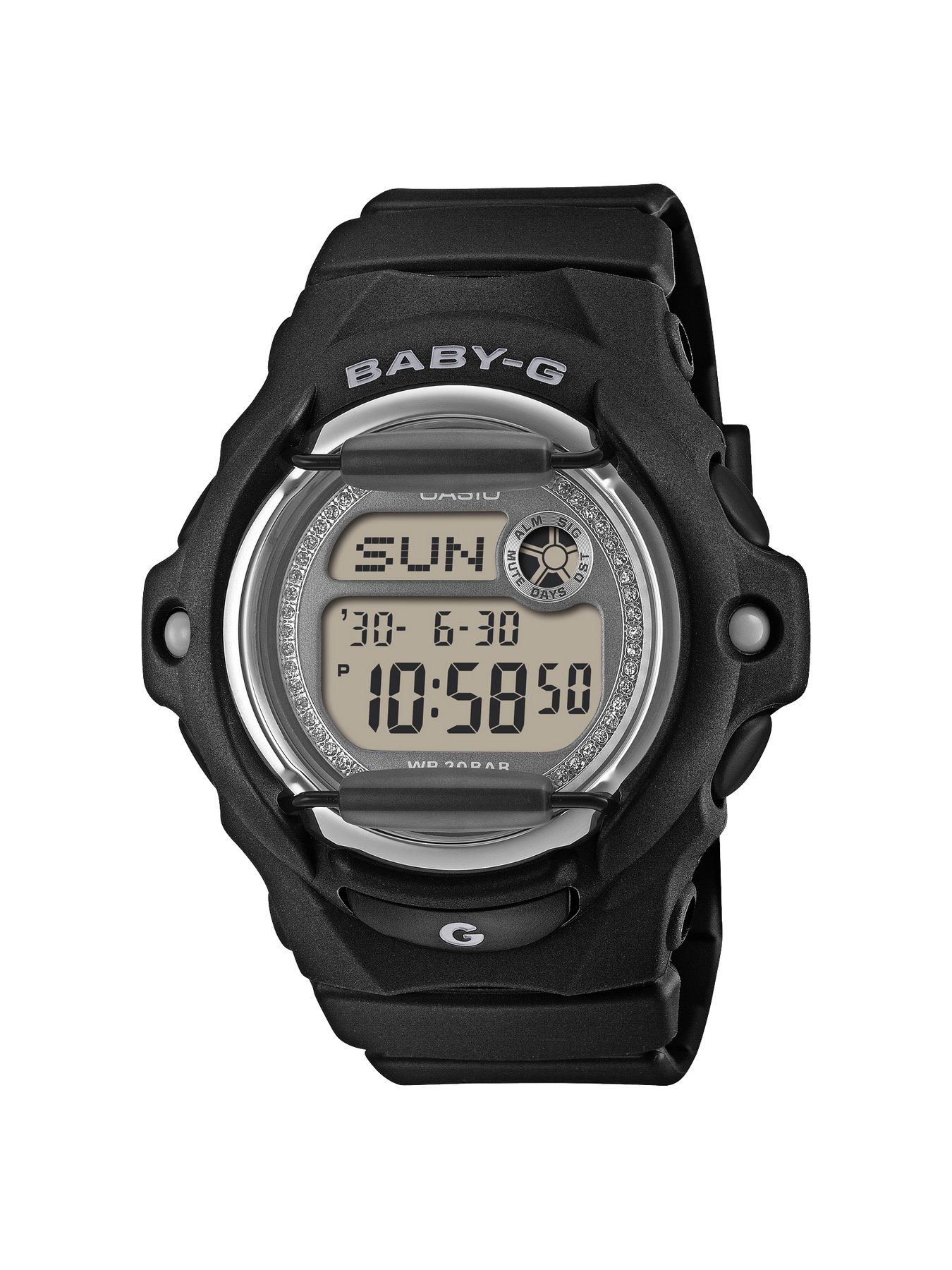 Casio Baby-G BG169KB-1D Women's Digital Shock Resistant Black Resin Watch G-SHOCK 