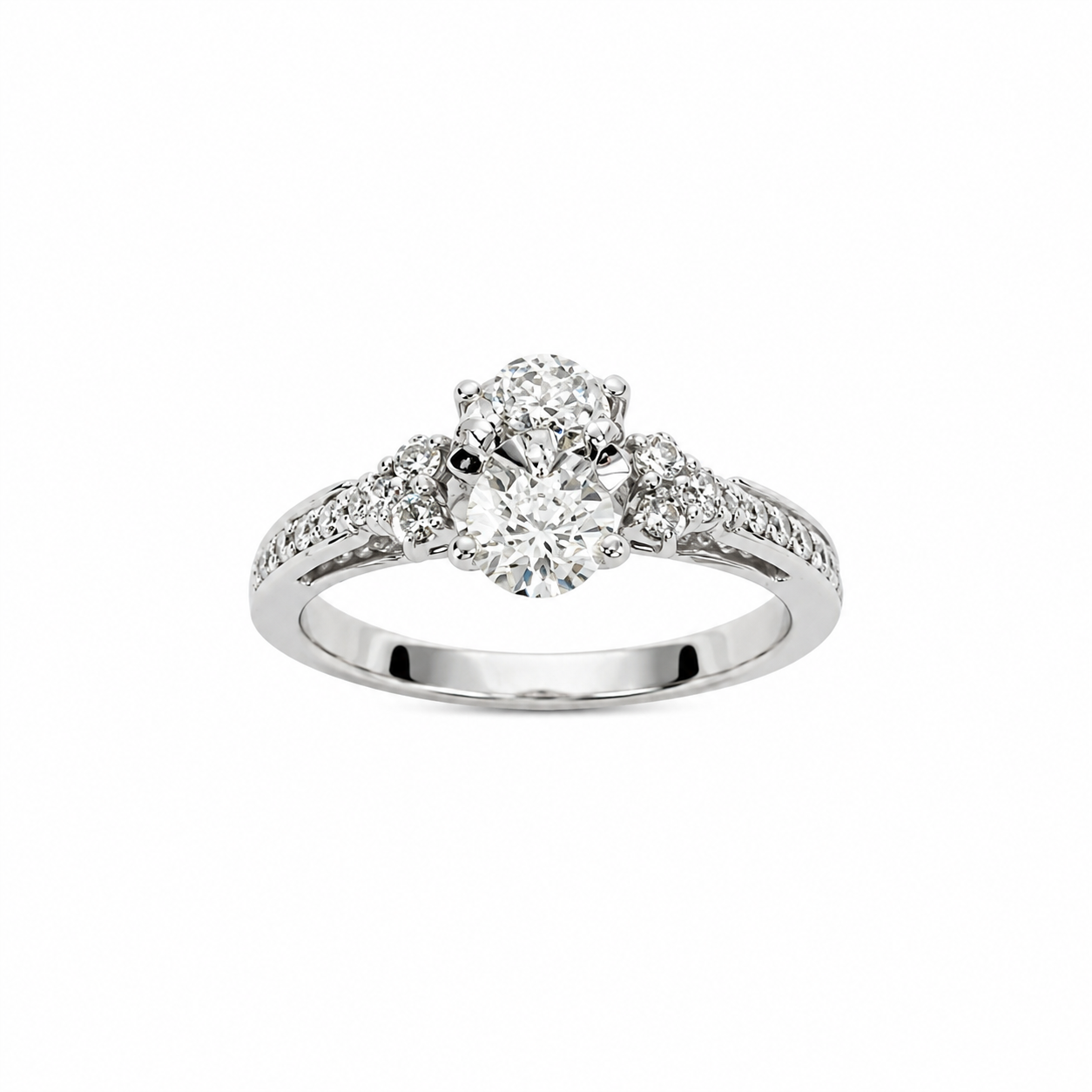 9ct White Gold 1.30ct Lab-Grown Diamond Oval Halo Cluster Engagement Ring – E/F VS - AURG1365 Seiko 9ct White Gold 1.30ct Lab-Grown Diamond Oval Halo Cluster Engagement Ring – E/F VS - AURG1365 Seiko